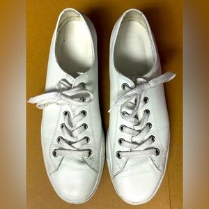 Paul Green White Leather Sneakers size 11